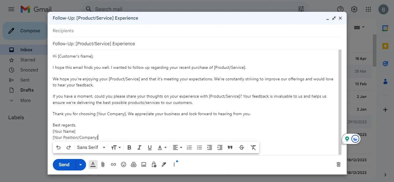 How To Write A FollowUp Email Template StepByStep Guide